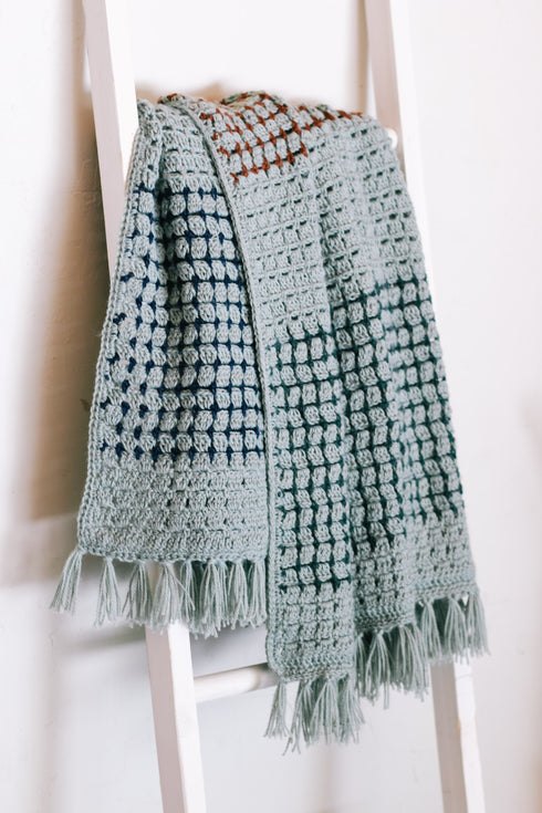 Block Stitch Blanket Crochet Pattern